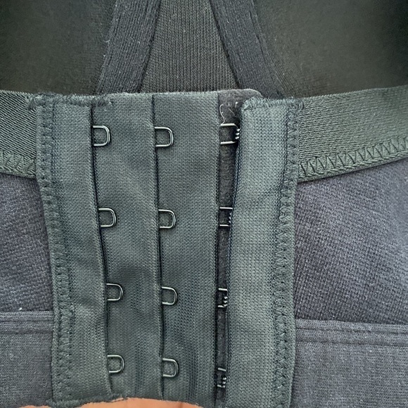 Serenada Full Coverage Wireless T shirt bra- Womens black Size 46C- plus size - Picture 5 of 7